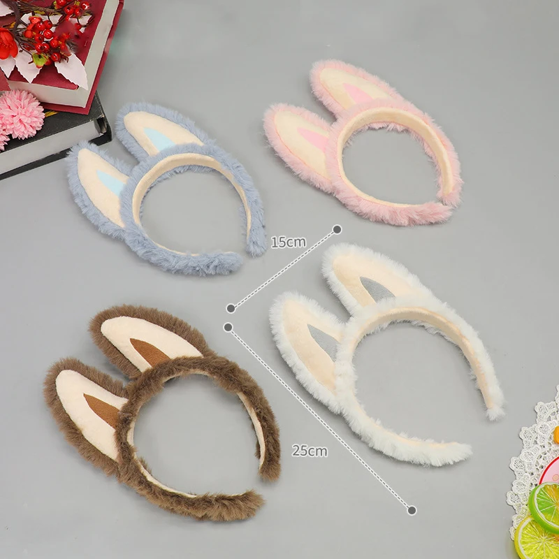 Diadema de peluche Kawaii Monsters BB para cosplay, banda para el pelo con orejas de bebé diablo Bubu, diadema con orejas de elfo, accesorio para lavarse la cara, regalos de cumpleaños para amigos
