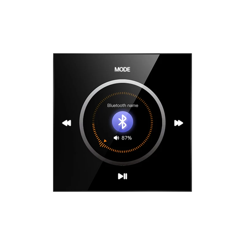 Wzmacniacz audio do montażu ściennego, mini stereo, panel sterowania muzyką tła, system odtwarzania dźwięku Bluetooth z głośnikami sufitowymi. — zdjęcie produktu 7