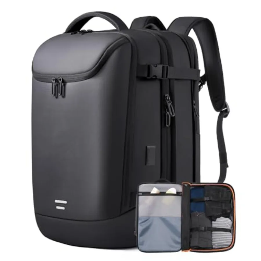 

Travel Carry on Backpack Expandable Flight Approved Backpacks 17.3 inch Laptop and USB Charging Port bags Water Resistant Busin