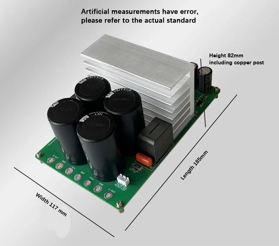 Class D Stage Amplifier board Dual Channel Power board