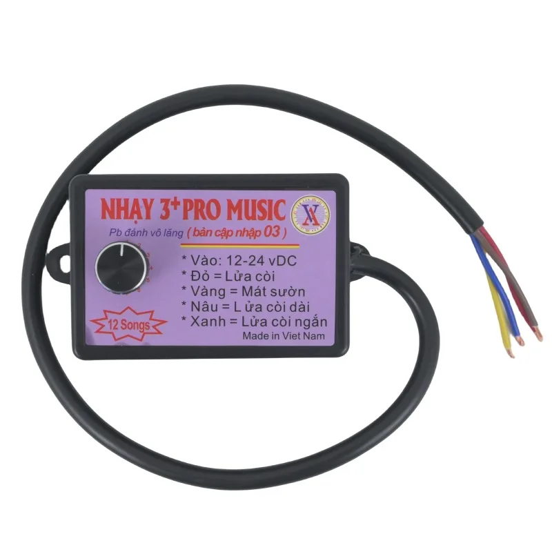 

Universal Musical Horn 8-Tone 12-Tone For Car Motorcycle Truck Multi-Tone Sound Control Box