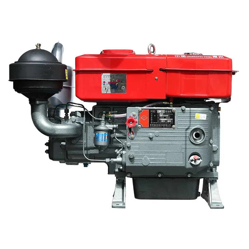 28 Hand-operated Single-cylinder Water-cooled Agricultural Engine, Tractor Propeller Engine