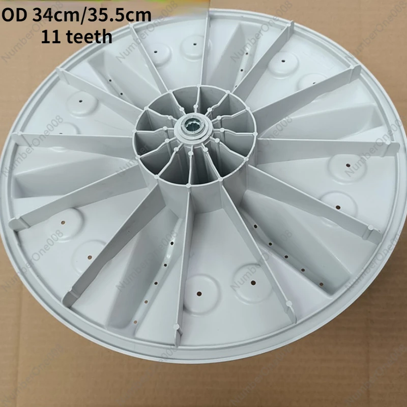 11 Teeth OD34cm 35.5cm Washing Machine Wash Plate for Hisense Washer XQB80-Q6505PG Pulsator Board Rotating Disk Parts