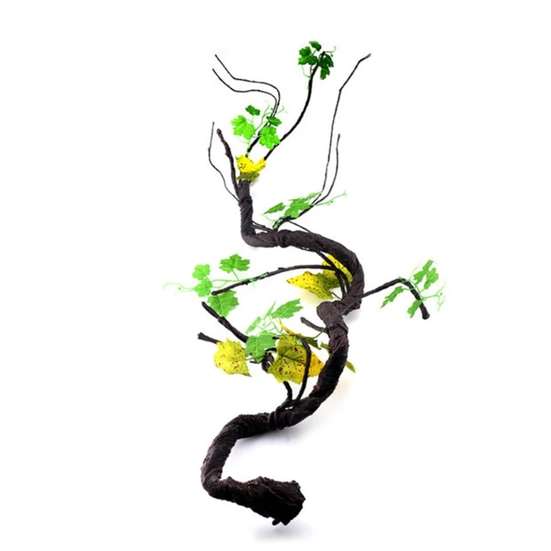 Plants Artificial Jungle Vines Branches for Habitat Terrarium Decoration Drop shipping