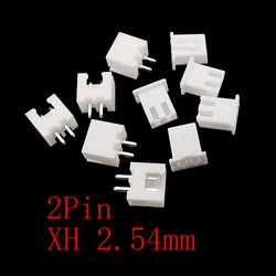 100Pcs XH2.54 2 Pin 2.54mm Pitch Male Female Plastic Shell Wire Connector JST XH 2.54mm 2P Plug Socket Housing Terminals