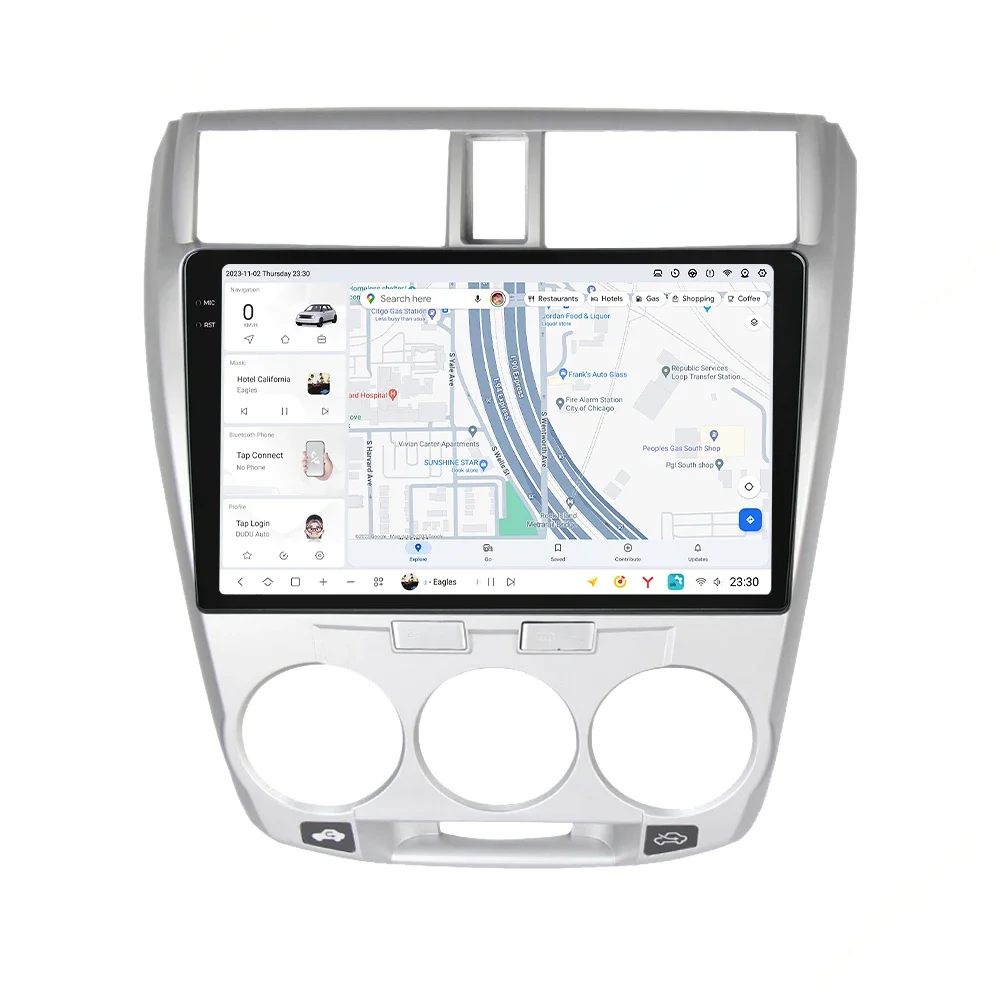 

A7870 Intelligent Vehicle System Wireless CarPlay Android Auto Car Radio For Honda City 2008-2013