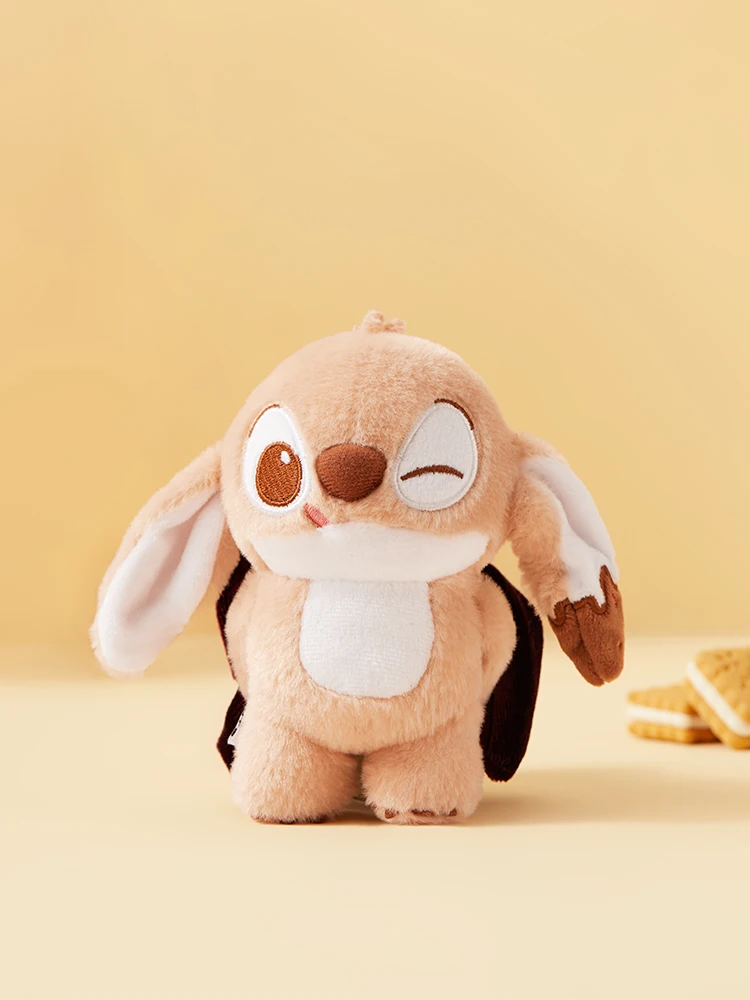 

Disney Chocolate Theme Plush Stuffed Toy Keychain, Mickey Minnie Cute Bag Charm, Gift for Kids（Stitch & Winnie the Pooh）