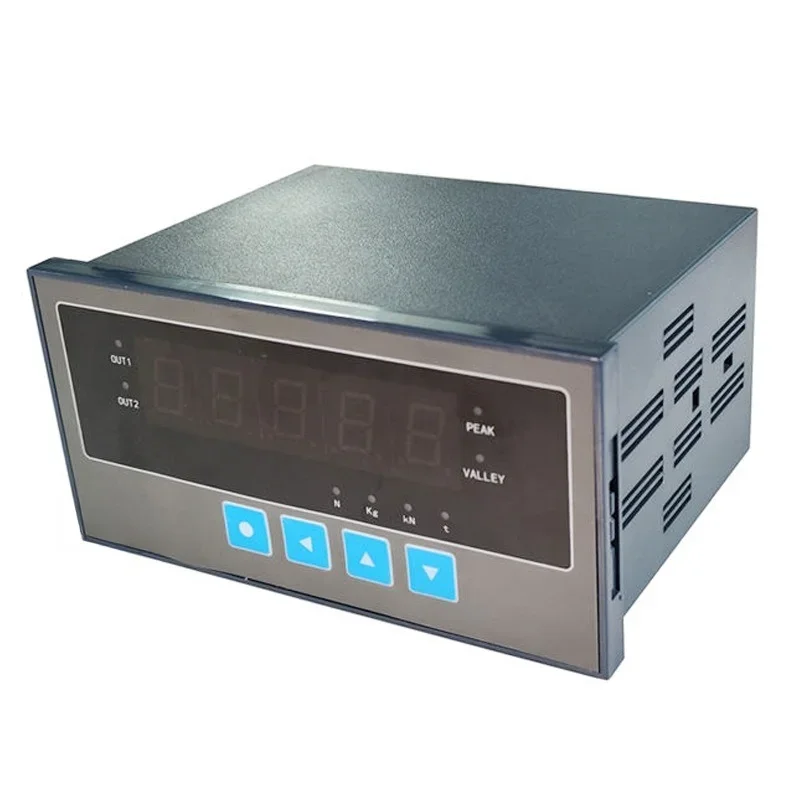 

Five-position single display measurement and control instrument, sensor display instrument, weighing force measurement