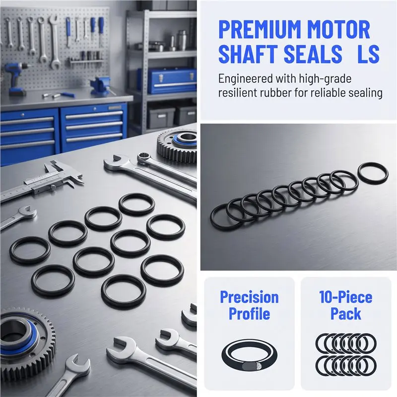【AC77 Top !! 】L1S Drive Motor Main Shaft Seal Rubber Gasket 10Pcs/Lot Part Number 1003784-00-A 1003784 For Tesla Model S Model X