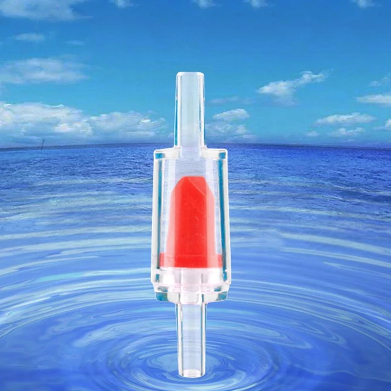 Aquarium-Zubehör Fischbecken-Luftpumpen-Zubehör Rückschlagventil Anti-Rückfluss Anti-Siphon CO2-System Geeignet für 4mm Schlauch – Detail 1
