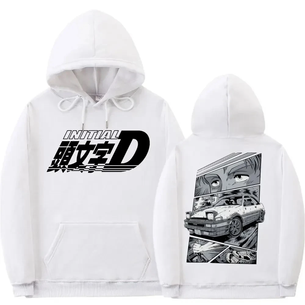 Boys Drift Anime AE86 Initial D Hoodie Akina Downhil Hoodies Men Women Oversized Fashion Kids Sweatshirt Men Hip Hop Streetwear