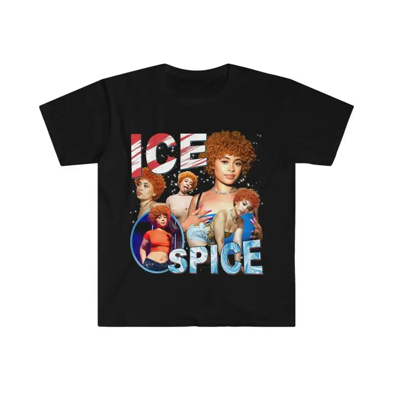 Adult Unisex Ice Spice Hip Hop Fan Style Softstyle T-Shirt