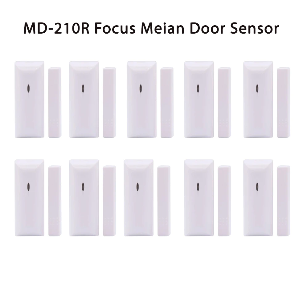 MD-210R Wireless Window Door Sensor 433MHz 868MHz Magnetic Contact Switch for Focus Burglar Security Alarm ST-VGT HA-VGW ST-IIIB