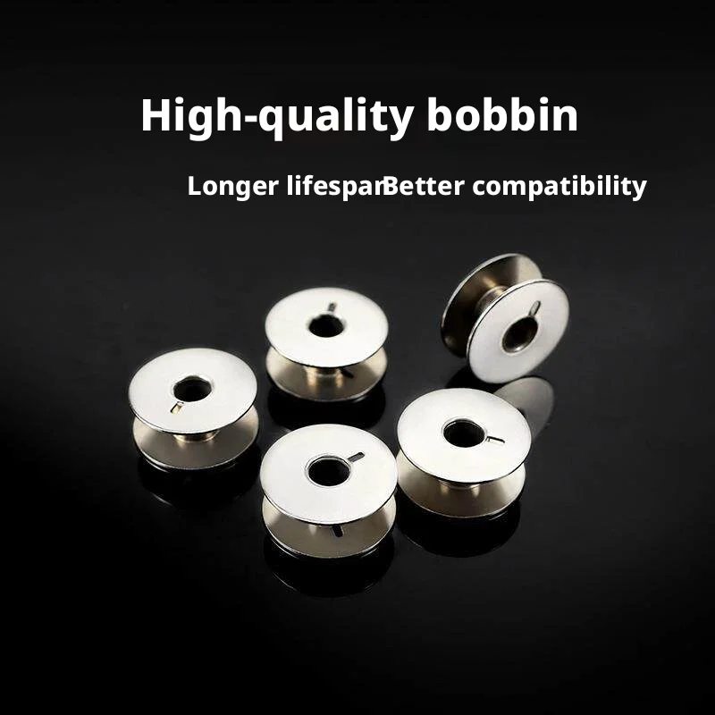 55623S Steel Bobbin With Positioning Slot High Hardness Wear Resistant Sewing Accessories For Industrial Flat Sewing Machine Gar