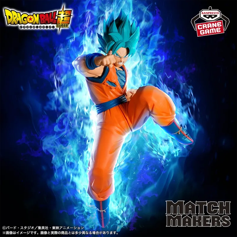 In Stock Original BANDAI BANPRESTO Dragon Ball Son Goku Black Goku Black MATCH MAKERS Anime Model Collection Toys Gifts WY