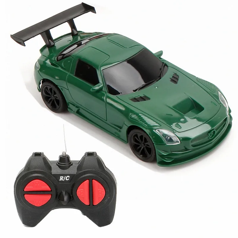 Neues Produkt Vier-Wege-Beleuchtung Günstige Simulation Fernbedienung Auto Elektrische Racing Flache Rennwagen Kinder Spielzeugauto Jungen Geschenk