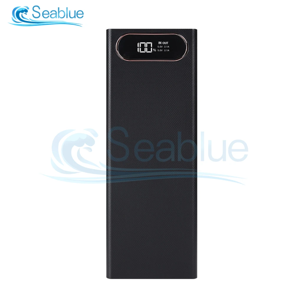 Imagem -03 - Dual Usb Power Bank Case para Celular Carregador Rápido de Armazenamento Faça Você Mesmo Shell Display Digital Suporte da Bateria Caixa de Carregamento 10x18650