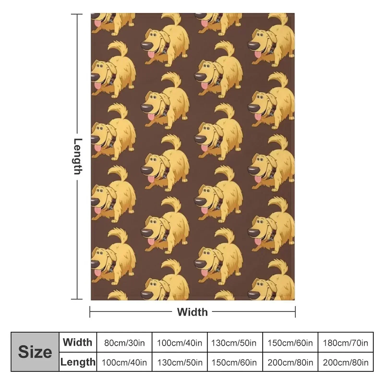 Up - Dug Throw Blanket couch cozy soft plush fuzzy picnic outdoor blanket