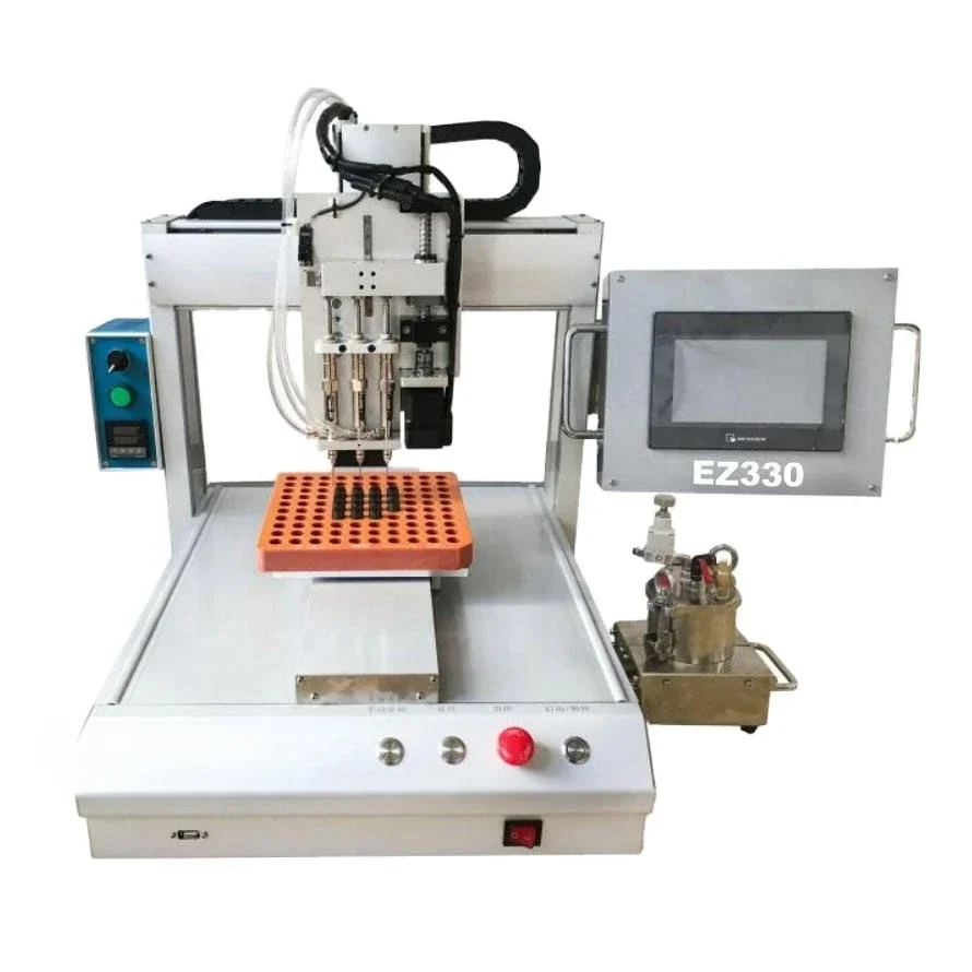 Apparatuur voor vloeistofdosering Lijmdispenser Robot / Olie-injectie Lijmoliemachine / Automatische lijmdispenser vulmachine