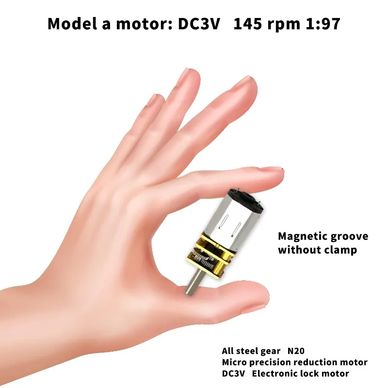 2Pack DC 3V 30RPM Micro DC Geared Elektrische Motor GA12-N20 Mini Vertraging Reductiemotoren voor RC Auto robot Model