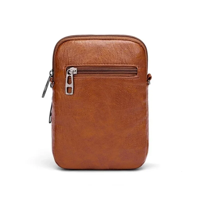 Rossbody New Texture Shoulder Bag Soft Leather Western Style Mature Fashion Retro Small Bag Suitable Ladies All-match Bag image 4