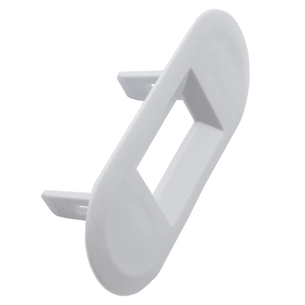 BISMZ 1 pieza WH01X24381 4502680   Bisel de bloqueo de tapa de lavadora, pieza de repuesto apta para piezas de lavadora de carga superior GE y Hotpoint