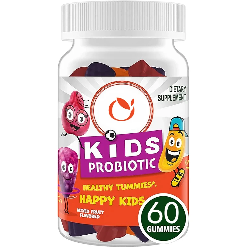 

Children's Probiotics, Children's Digestive Health, Prebiotics+probiotics, Mixed Fruit Flavors, Less Than 1 Gram Per Gummy Candy