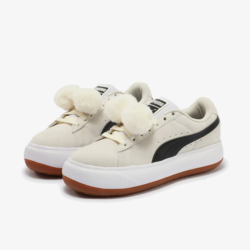 

Puma оригинальные женские замшевые туфли MAYU Furrytail на толстой подошве 403076-01