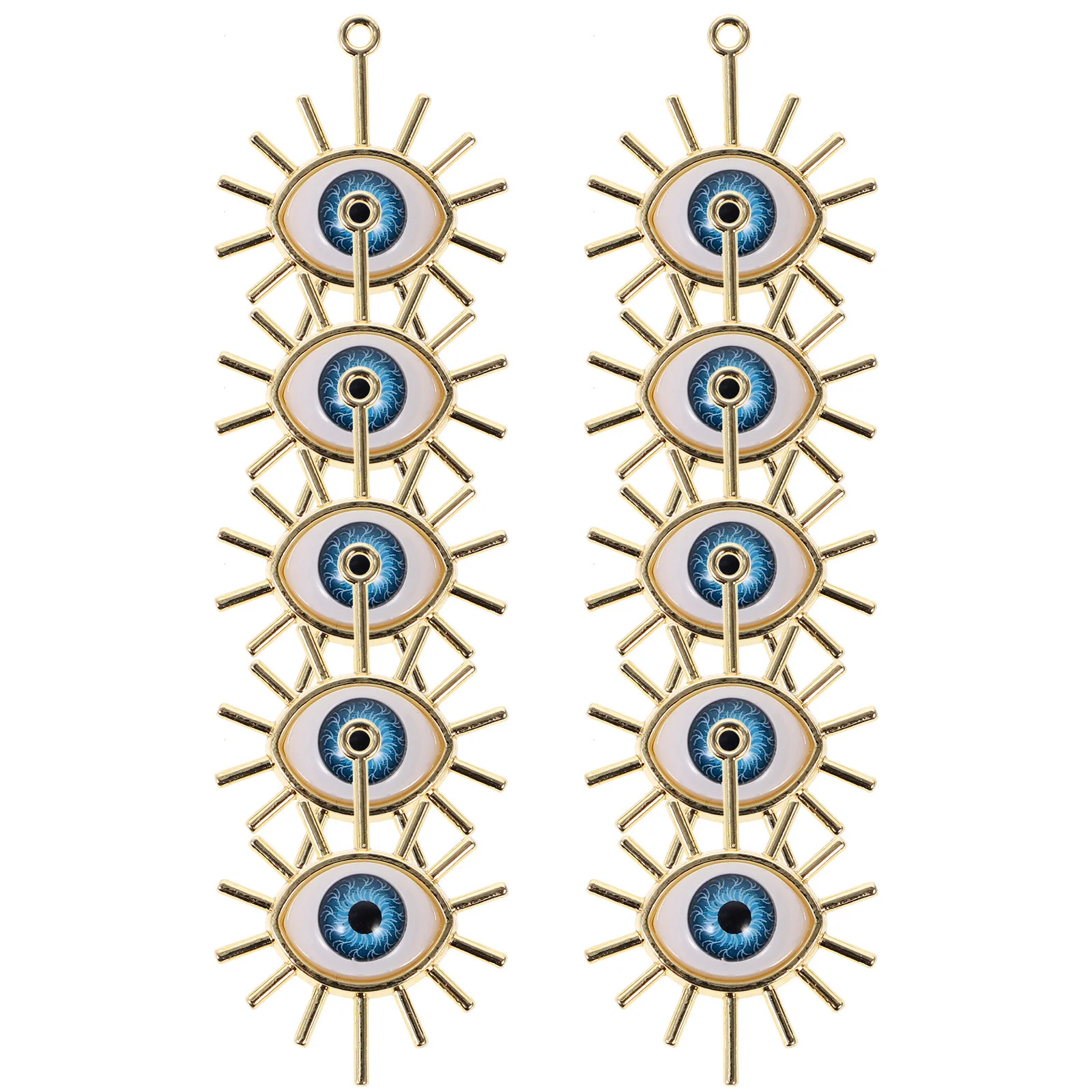

10Pcs Alloy Jewelry Charms Eye Pattern DIY Necklace Earring Pendants Jewelry Findings Necklace Pendants Alloy Charms