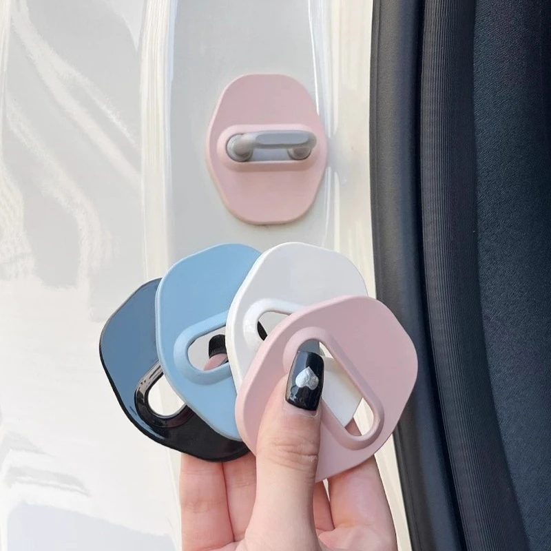 New High Quality For BYD Seagull Dolphin Mini Surf Car Door Lock Protection Cover Anti Rust Anti-Collision Shock Absorbing Pad D