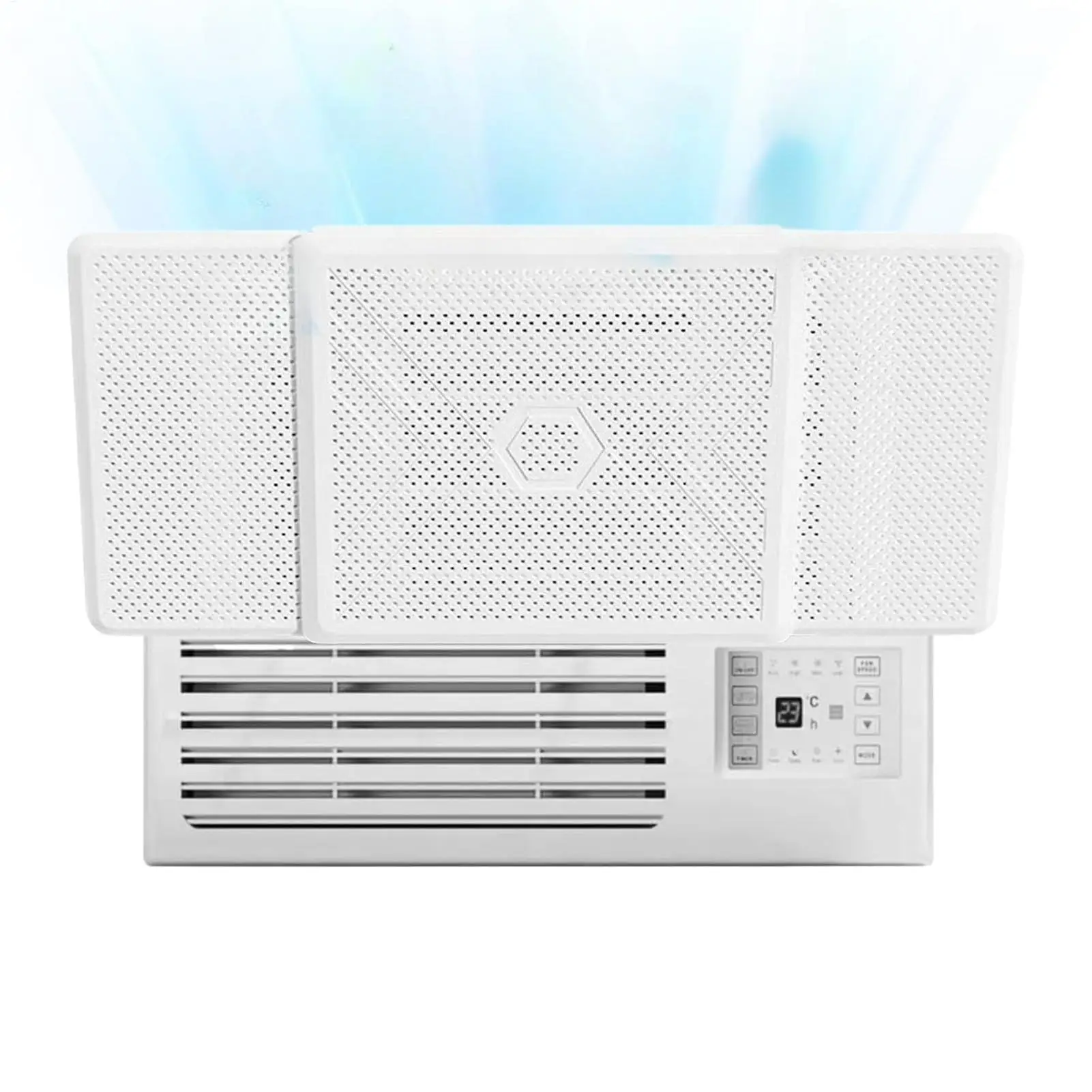 Air Vent Deflector Standing AC Deflector Retractable Air Conditioner Accessories for Workplace Bathroom Living Room Dormitory
