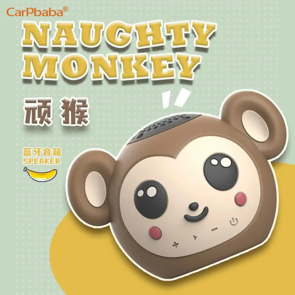 Carpbaba T700 Cartoon mischievous monkey wireless Bluetooth speaker small mini high pitched gift portable cute small speaker