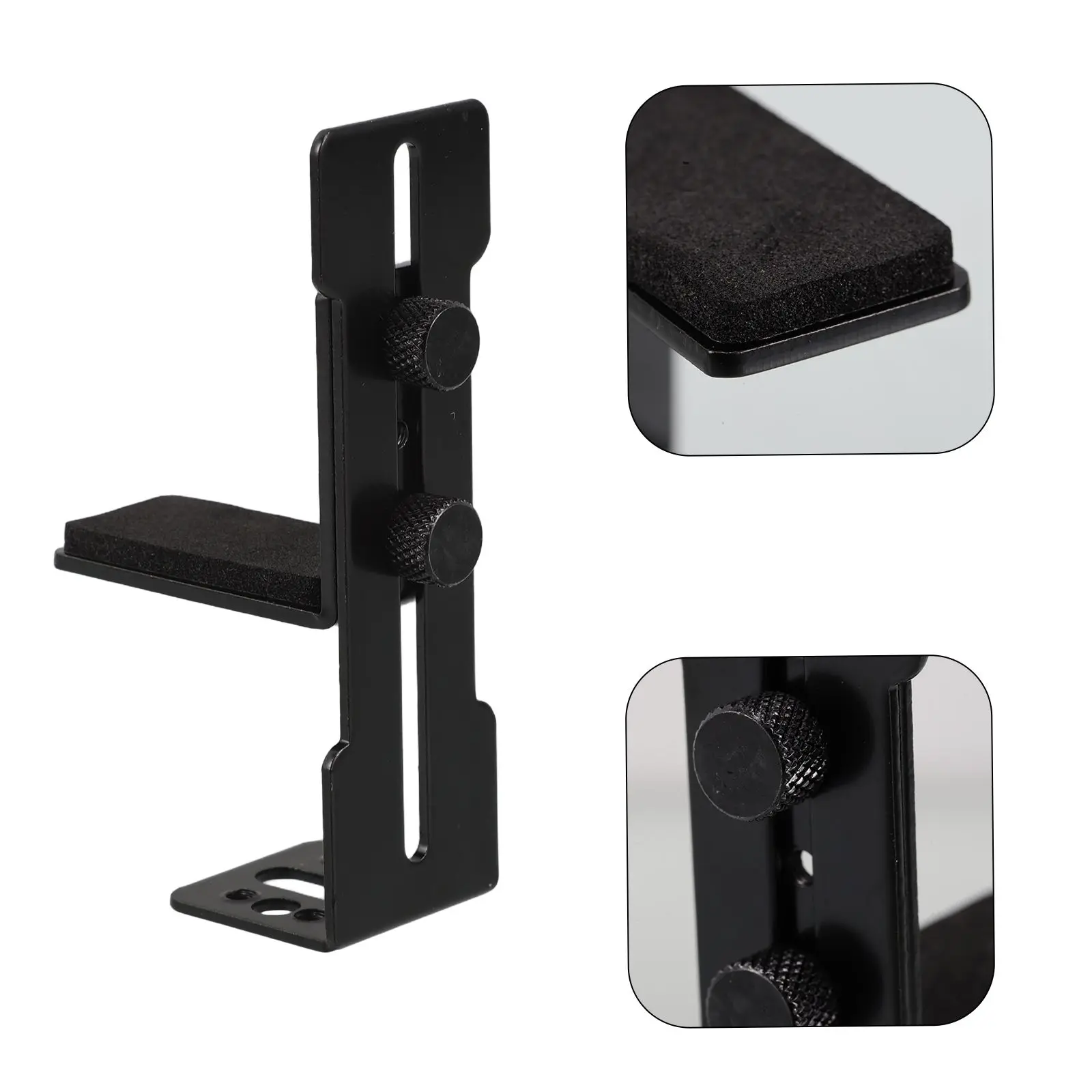 Suporte para placa gráfica gpu, suporte de montagem vertical, suporte preto, metal durável, fluxo de ar desobstruído, fácil instalação
