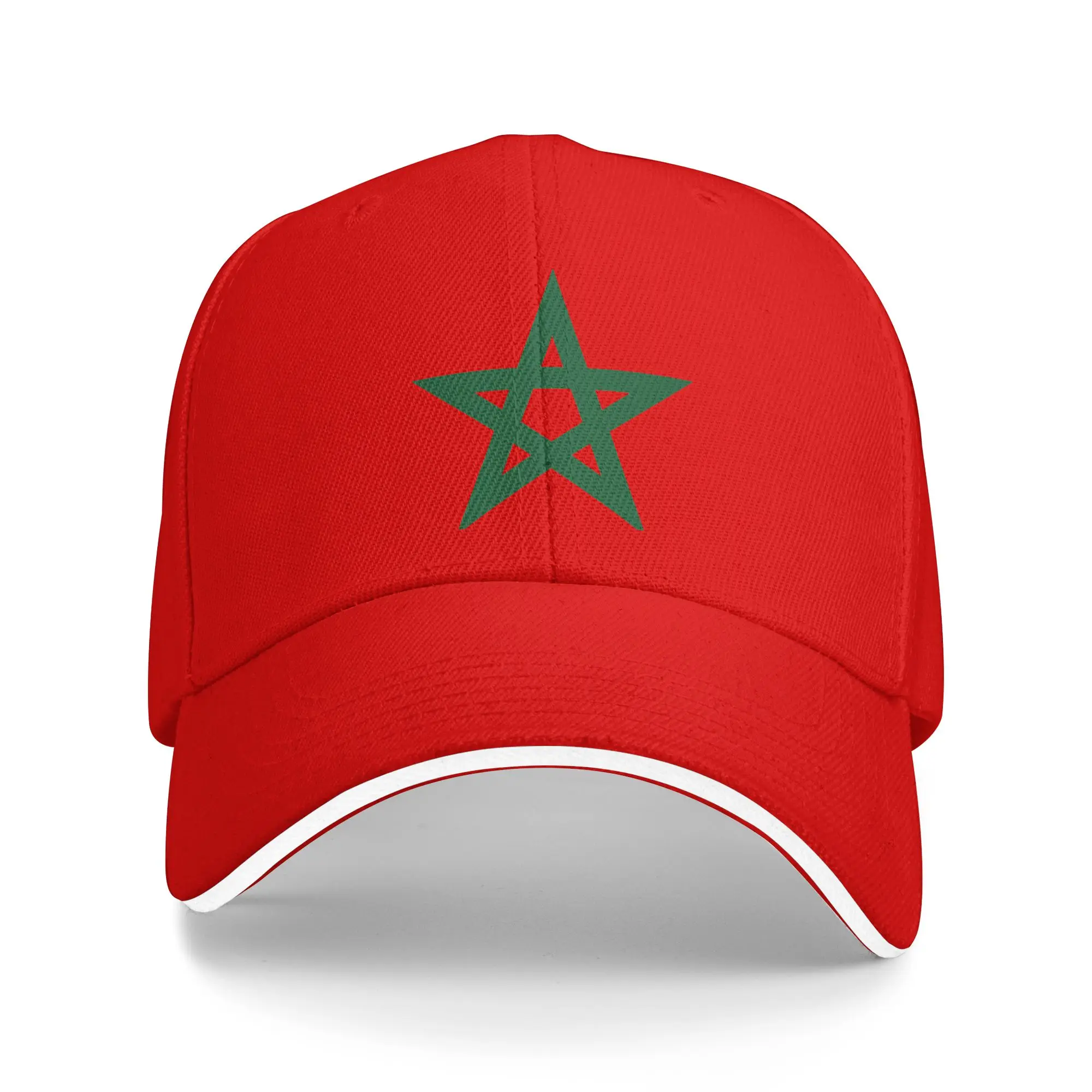 Morocco Flag Outfits Men Women Baseball Cap  Trucker Hat Unique Daily Headwear Adjustable Snapback Cap