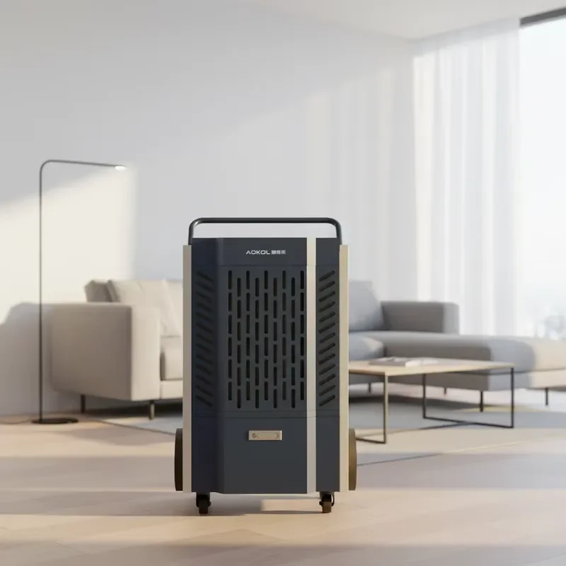 AOKOL 90L Commercial Dehumidifier Industrial Moisture Remover with Pump Smart WiFi Remote Control for Basement Garage