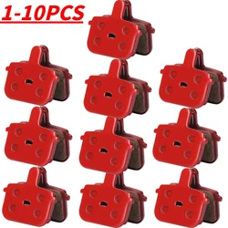 1-10pcs Semi-Metallic MTB Bike Hydraulic Disc Brake Pads Bicycle Parts Silent Iron Resin Braking Pads Cycling Repair Tools