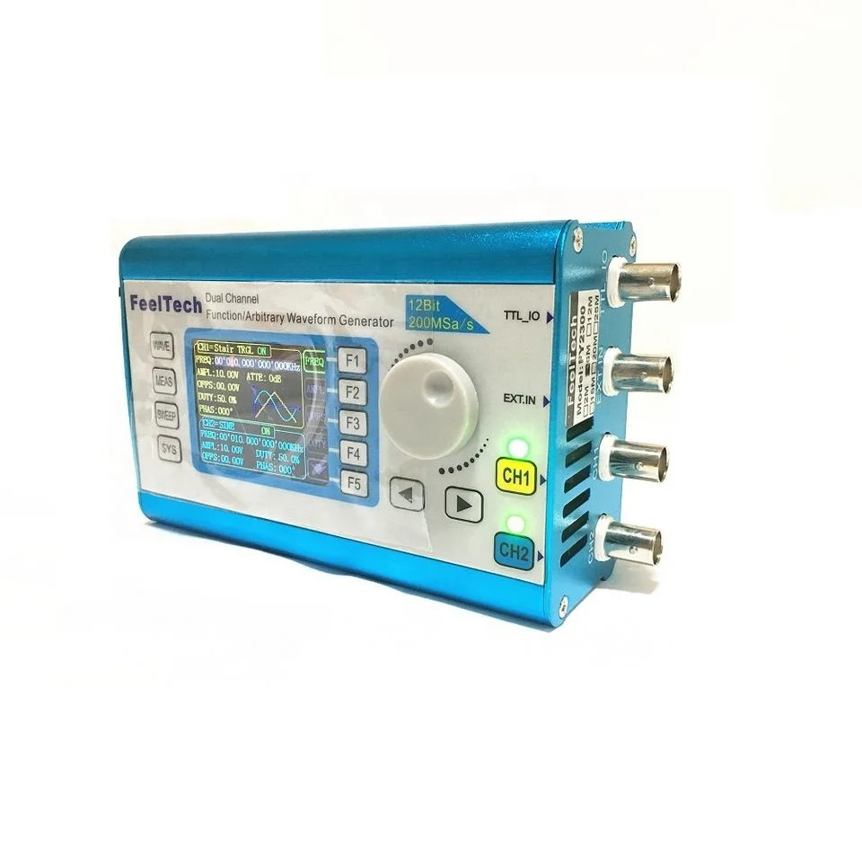 

FY6300 Function Arbitrary Waveform Signal Generator 60MHz Dual Channel Digital Frequency Count Sampling Rate 250MSa/s