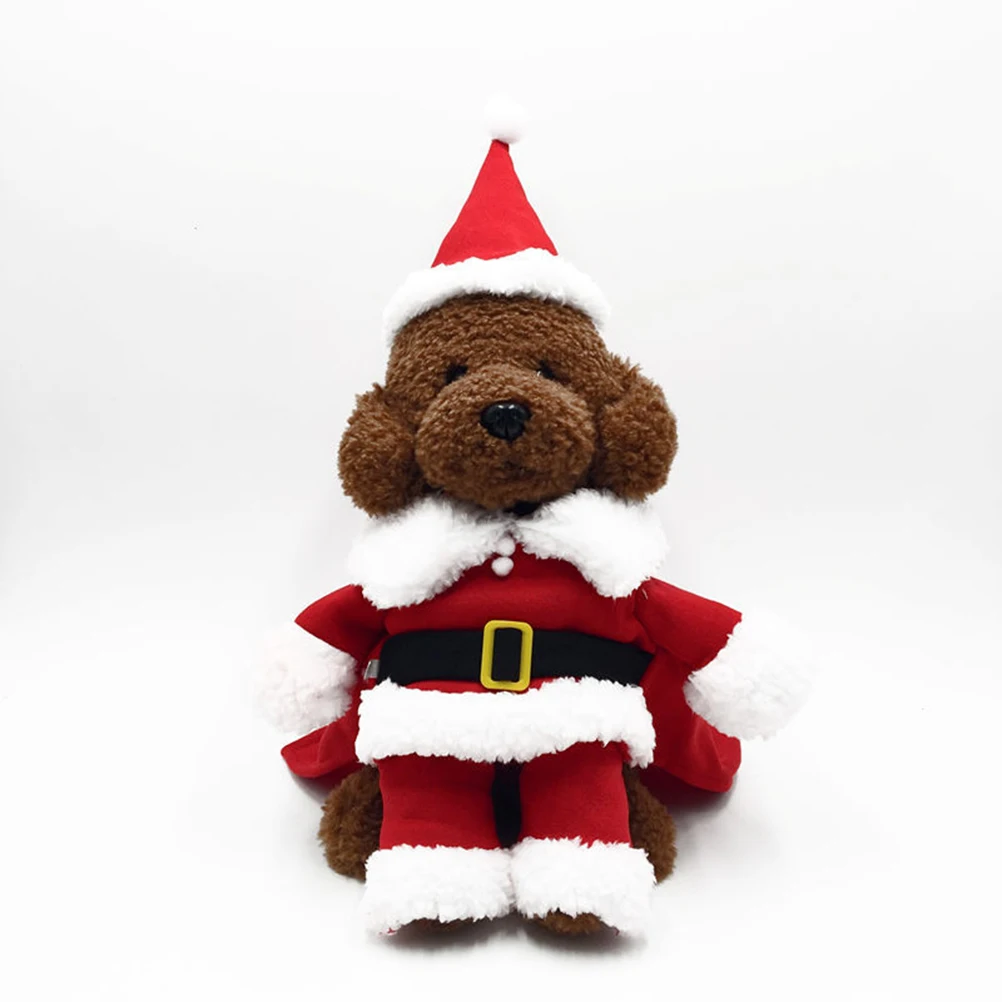 

1Set Dog Clothes Pet Christmas Coat Red Santa Claus Shape Xs Comfortable Dog Xmas Costume Christmas Cloak Pet Garment