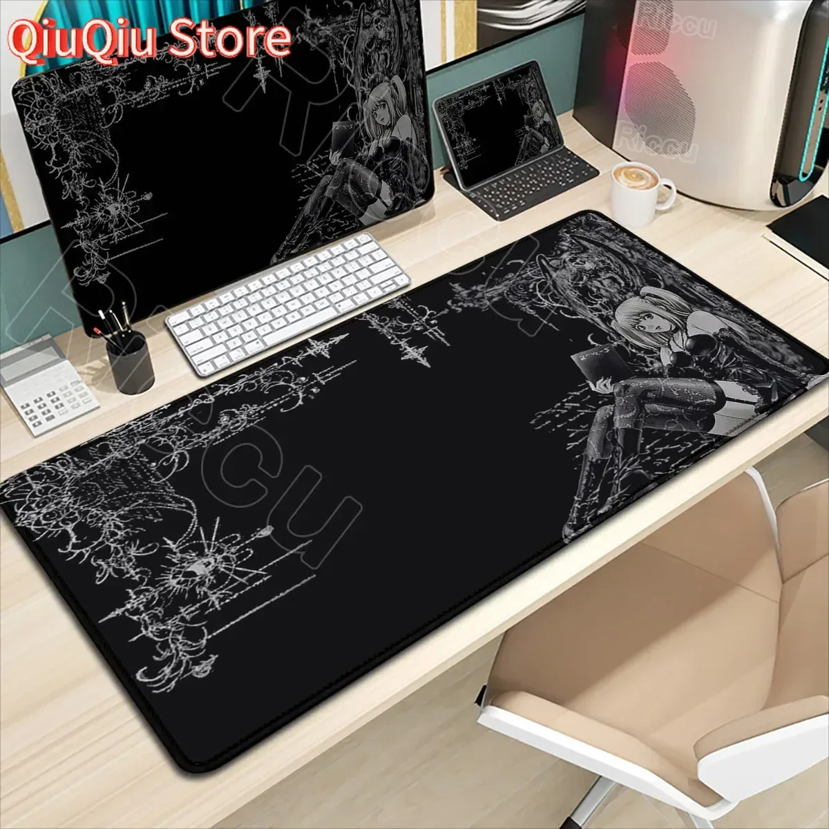 

HD Printing New DEATH NOTE Mousepad Large Anime Mouse Pad XXL Oversized Gaming Keyboard Laptop Desk Mats PC Computer Accessories