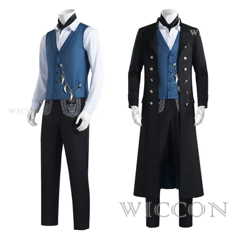 Fantastic Beast Grindelwald Cosplay Costume Gellert Costume Party Halloween Uniform Outfit Cosplay Costume