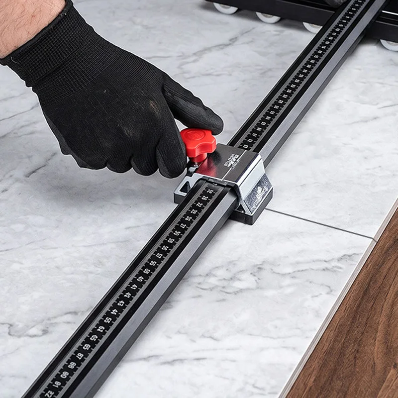 T-shaped Manual Tile Cutter, Professional Straight-line Precision Cutting Tool, Pulley Positioning, Handheld