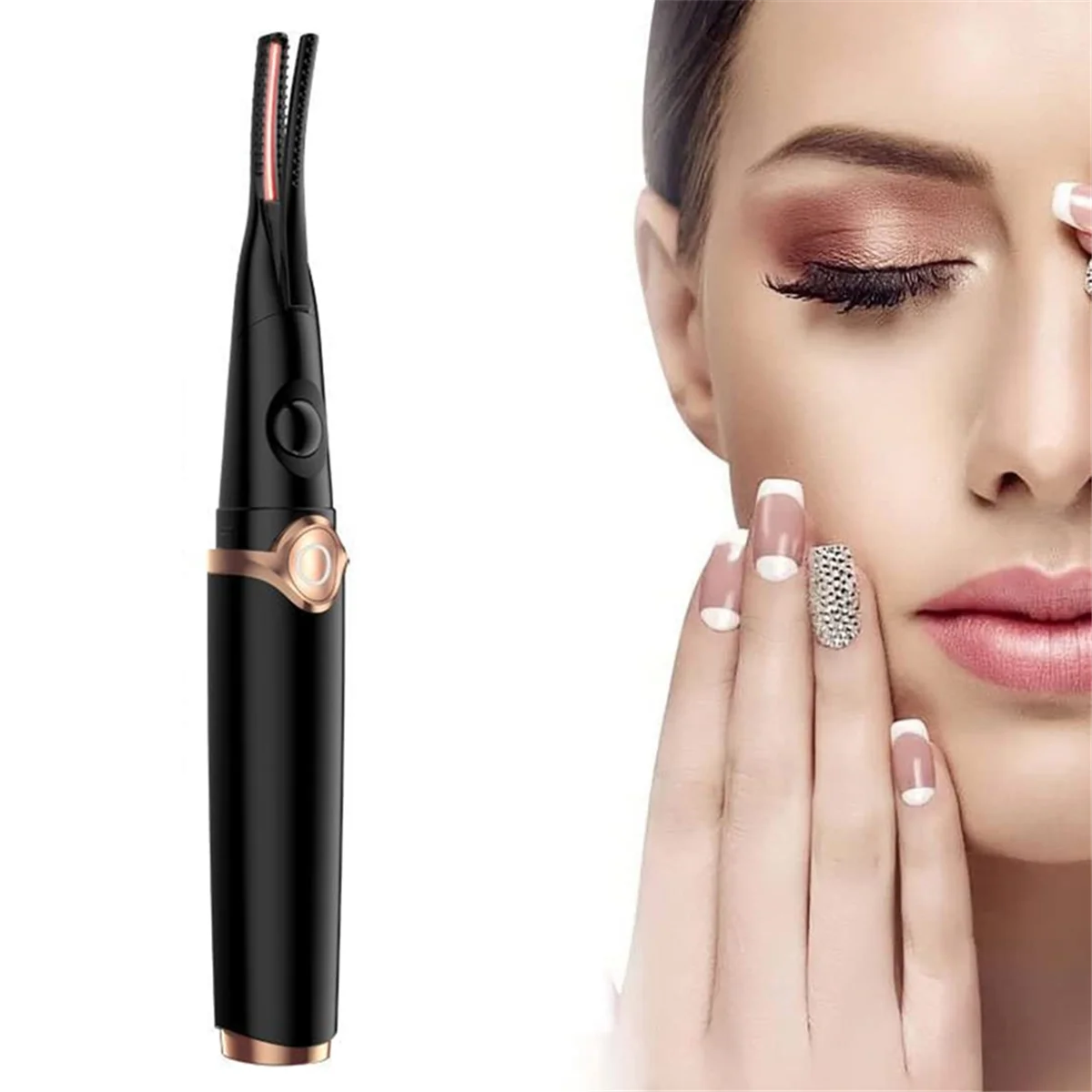 Recourbe-cils chauffant électrique, Mini USB, maquillage, outil Portable