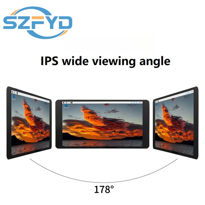 Tela do monitor LCD da exposição de 5,5 polegadas 1920*1080 IPS HD para Raspberry Pi 5/4B/3B + Android Windows