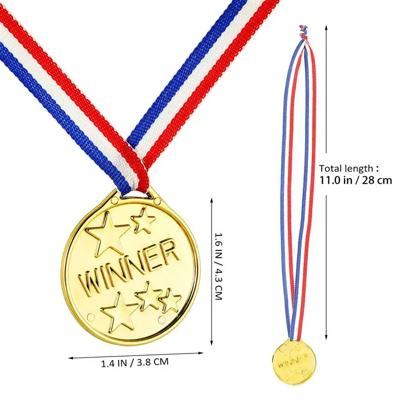 50pcs Kids Kids Prize Games Competition Kids Medals Sports Day Medals Sports Day Games Childrens Medals for Kids Dance