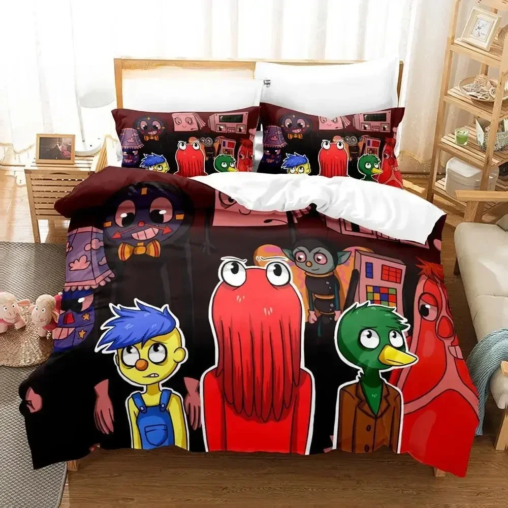 

Dont Hug Me Im Scared Bedding Set Single Twin Full Queen King Size Bed Aldult Kid Bedroom Duvetcover Anime Bed