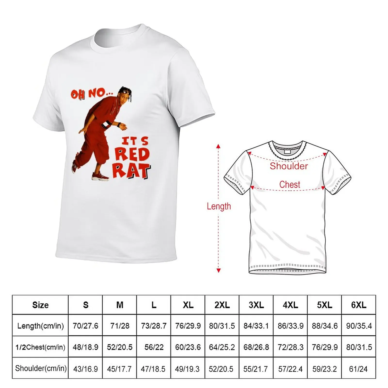 New Red Rat OH NO Dance Hall T-Shirt Tee shirt sublime t shirt Short t-shirt custom t shirt mens clothes