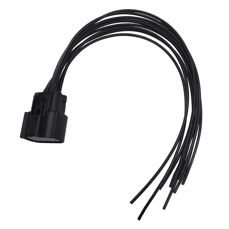New 2Pcs Black Car Headlight Connector Plug Pigtail Harness 68364272AA Fit For Dodge Charger 2015 2016 2017 2018 Ram 2500 2020