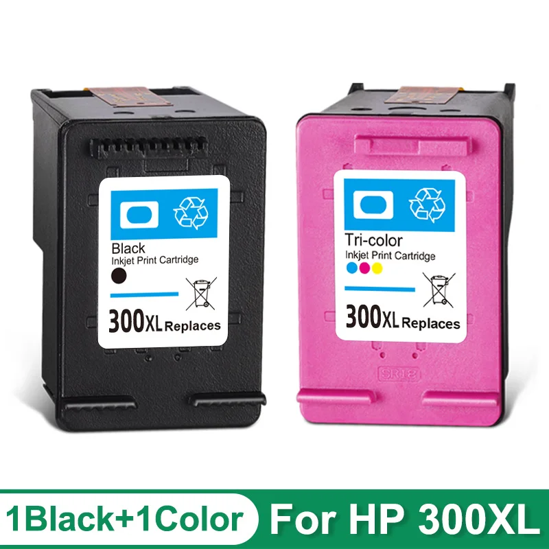 Compatible For HP 300 300XL Refilled Ink Cartridge for HP300 Black & Colour for Deskjet F4272 F4580 F2420 F2480 F2492 F4210