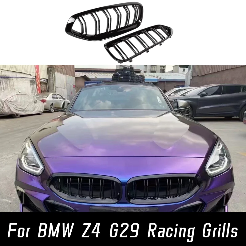 

For 2019 2020 2021 2022 2023 BMW Z4 G29 Racing Grills Glossy Black Grille Air Intake Styling Exterior Tuning Accessories Parts