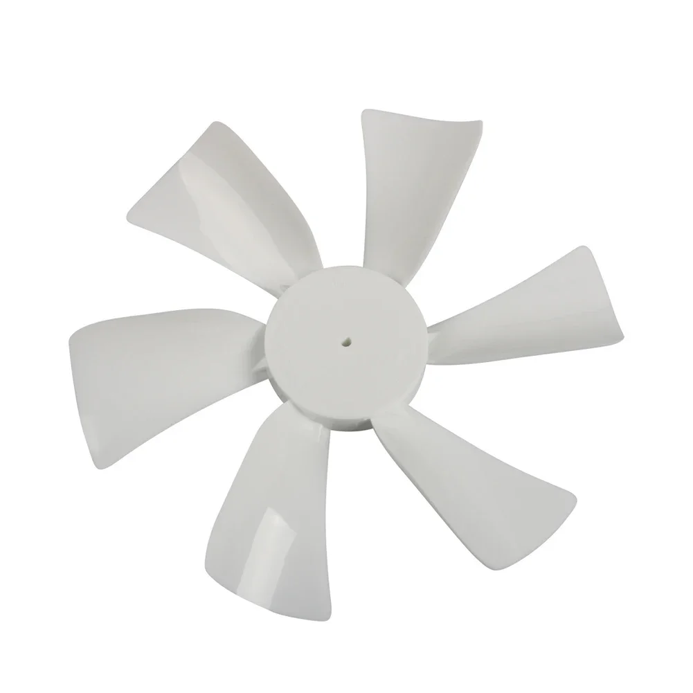 6 Inch RV Exhaust White Vent Fan Blade with 12V D-Shaft RV Fan Motor for Elixir Ventline 12 Volt Motor Roof Replacement Vent Fan